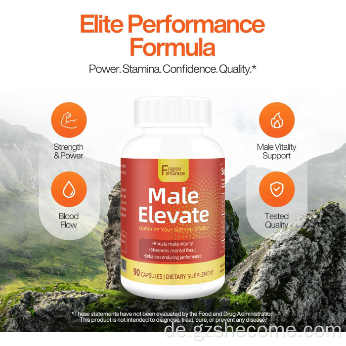 Shecome Male Elevate Capsules Leistungsunterstützung